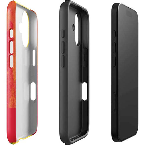 Marijuana Rasta Distressed iPhone 16 Plus Impact Case